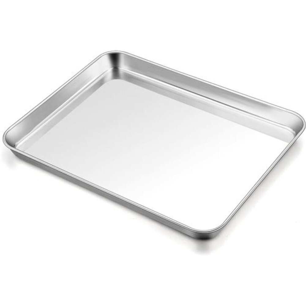 Baking Sheet, 17.6’’ x 13’’ x 1’’ Stainless Steel Large Cookie Sheet Baking Tray